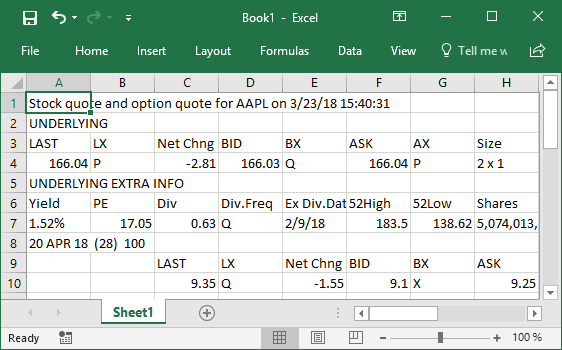 excel for mac rtd functions think or swim